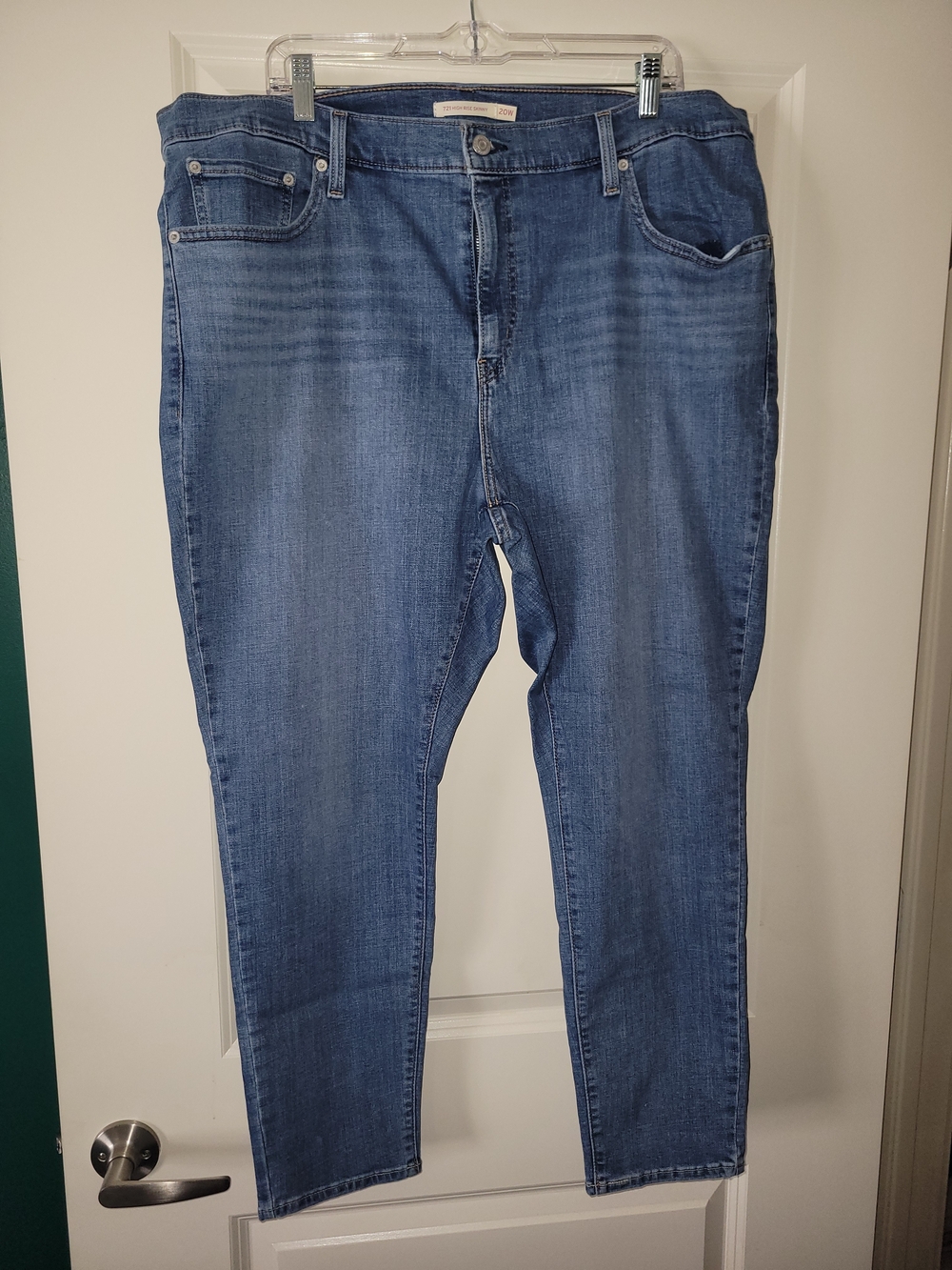 Levi's Slim Straight Medium Blue Denim Jeans